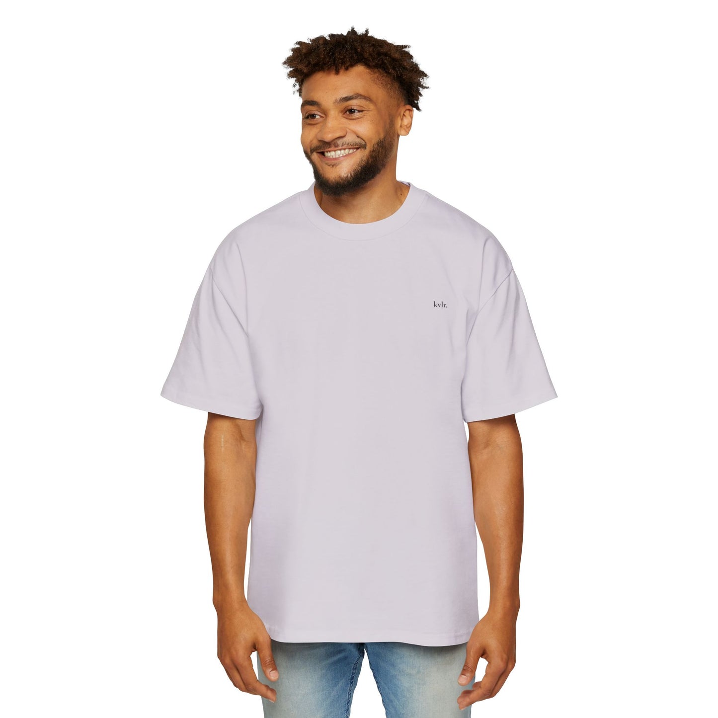 Lifestyle shot of The Gap tee — KVLR Collective minimal Mexican streetwear Drop 001