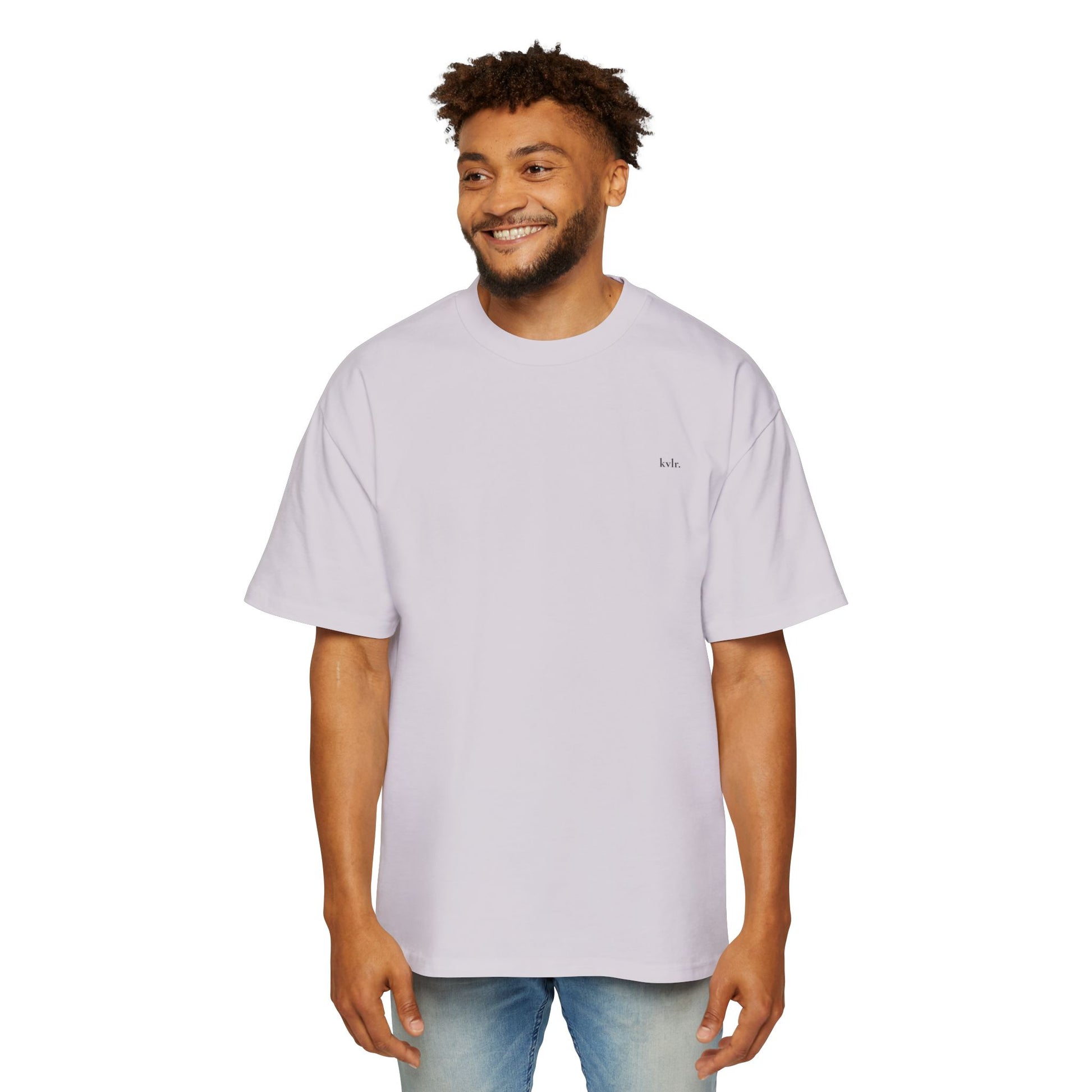 Lifestyle shot of The Gap tee — KVLR Collective minimal Mexican streetwear Drop 001